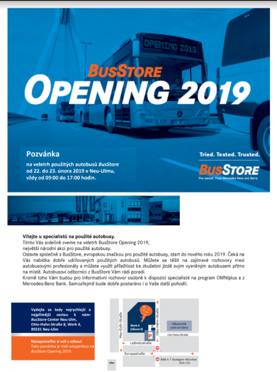 Veletrh BusStore Opening 2019