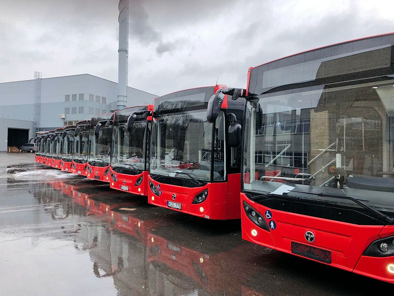 TEMSA dodala do litevského Kaunasu 25 ekologických autobusů