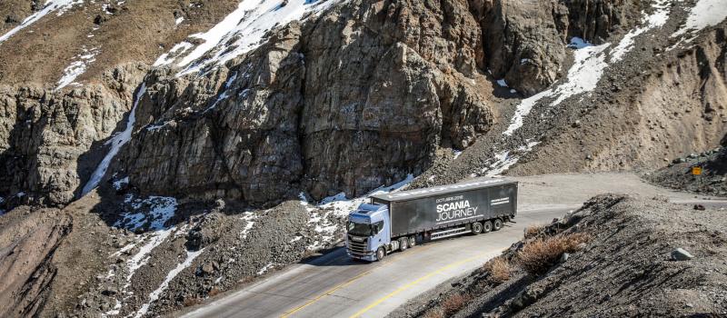 Cesta nákladních vozidel Scania napříč Latinskou Amerikou