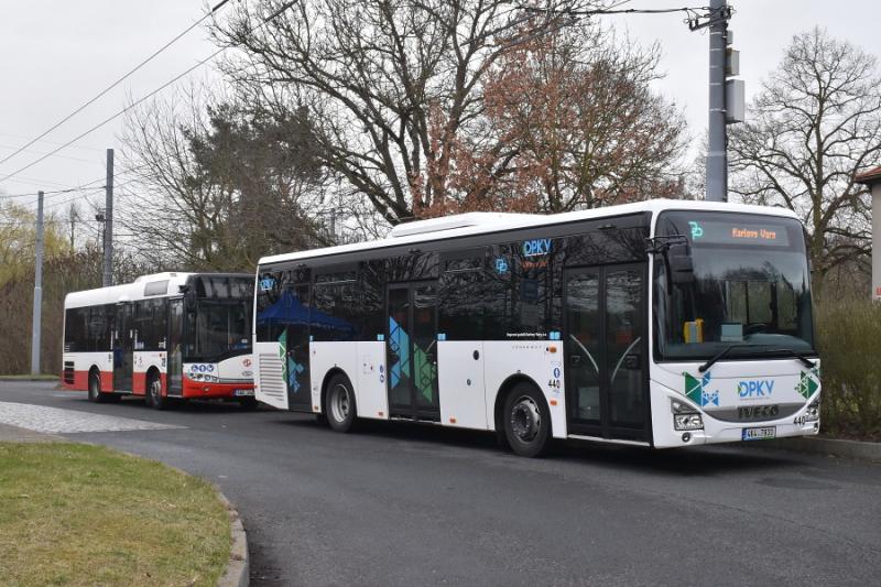 Testování průjezdnosti autobusů plzeňským Výsluním