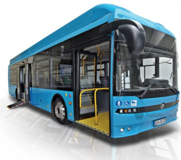 Autobusy s palivovými články Proton jako součást projektu Jive
