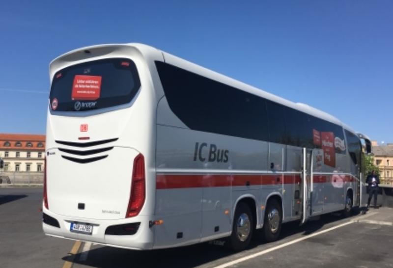 RegioJet pořídil nové autobusy Scania Irizar i8 pro provoz na autobusových linkách IC Bus Deutsche Bahn 