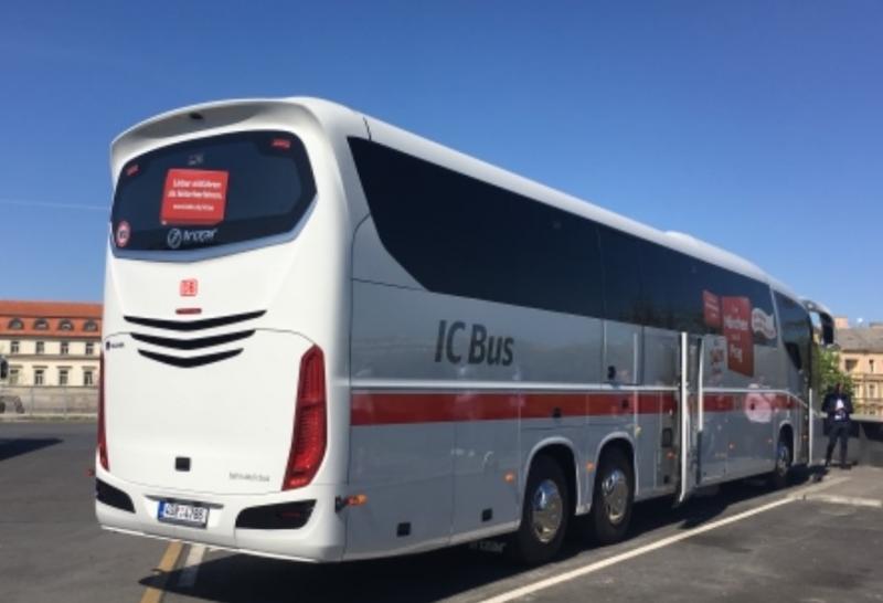 RegioJet pořídil nové autobusy Scania Irizar i8 pro provoz na autobusových linkách IC Bus Deutsche Bahn
