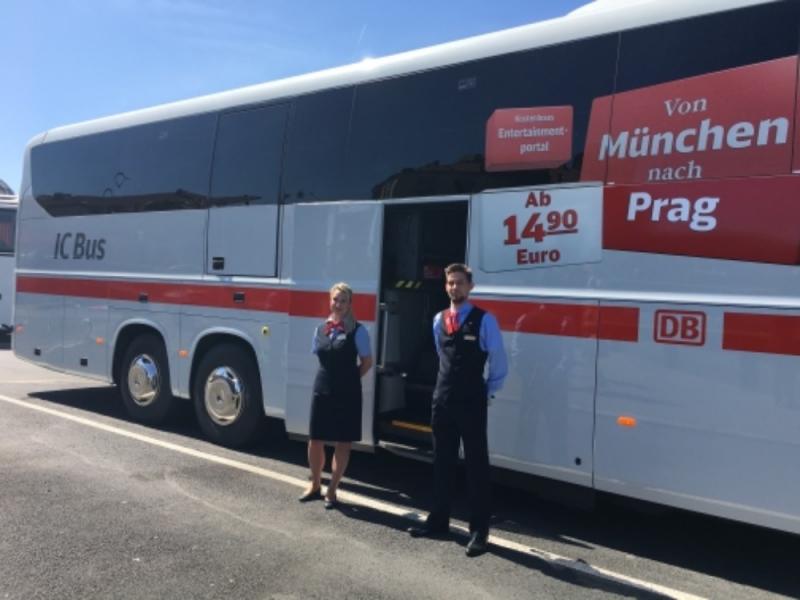 RegioJet pořídil nové autobusy Scania Irizar i8 pro provoz na autobusových linkách IC Bus Deutsche Bahn