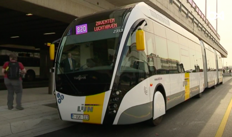 První belgický BRT systém se 14 hybridními trambusy Van Hool