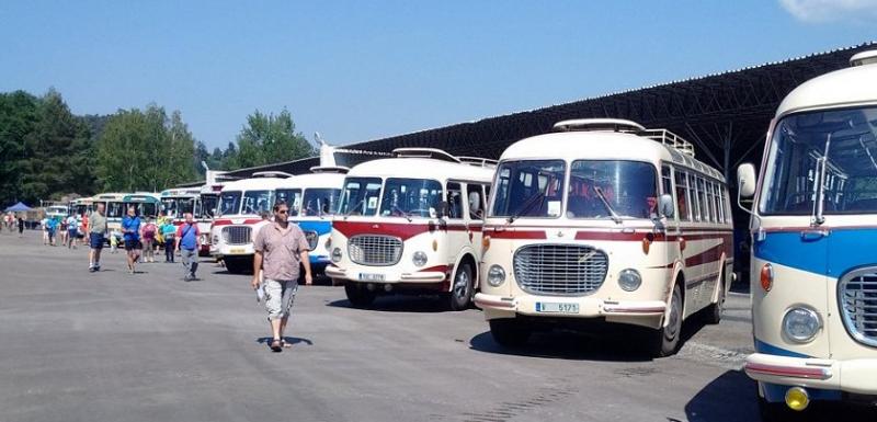 20. jubilejní sraz Klubu českých historických autobusů