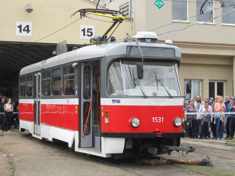 Den otevřených dveří ve vozovně Medlánky