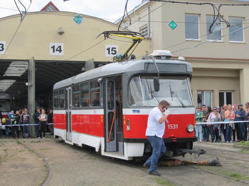 Den otevřených dveří ve vozovně Medlánky