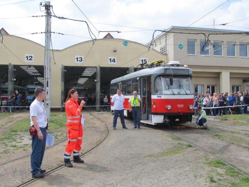 Den otevřených dveří ve vozovně Medlánky