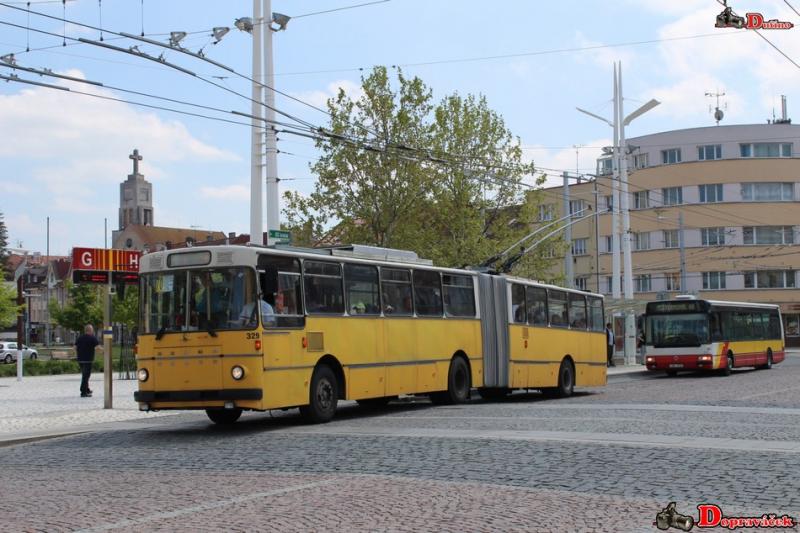 70. let trolejbusové dopravy v Hradci Králové