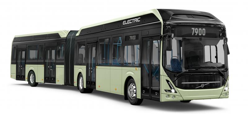 Volvo prezentuje na summitu ve Stockholmu nový elektrický kloubový autobus