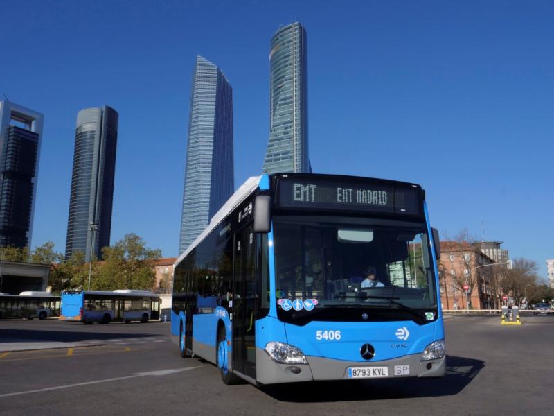 Madridská flotila autobusů do konce roku 2019 nízkoemisní