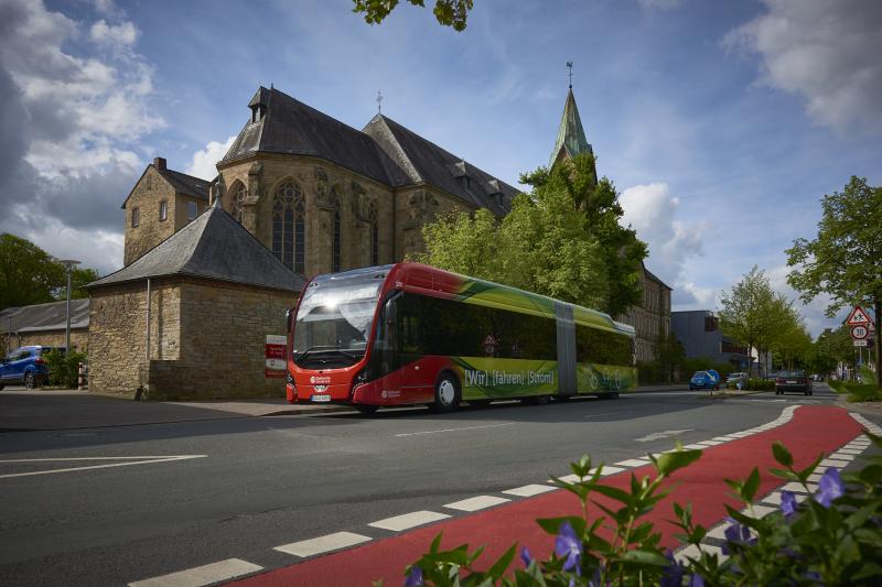 Osnabrück: největší flotila elektrických kloubových autobusů v Německu