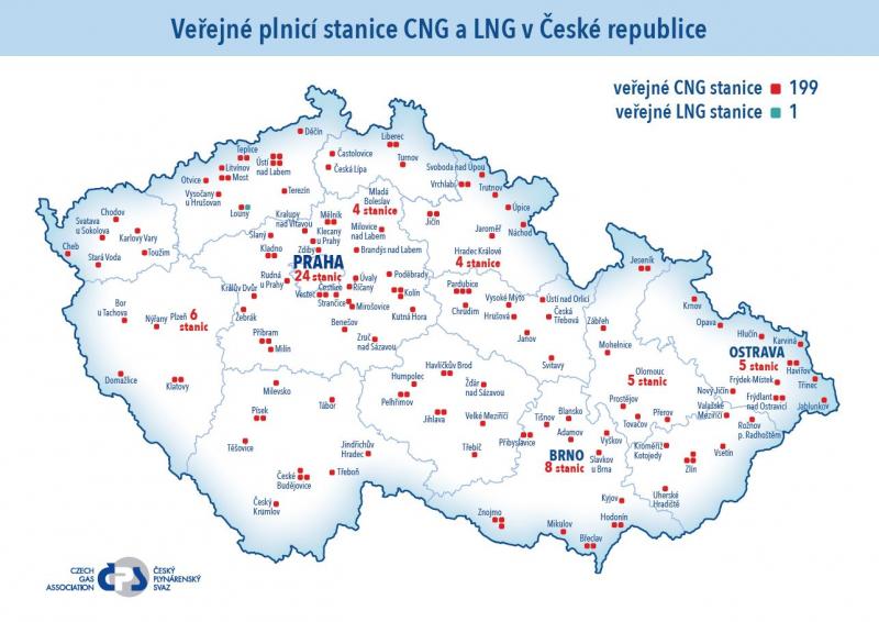 Používání CNG v dopravě prudce roste. LNG na svou šanci čeká