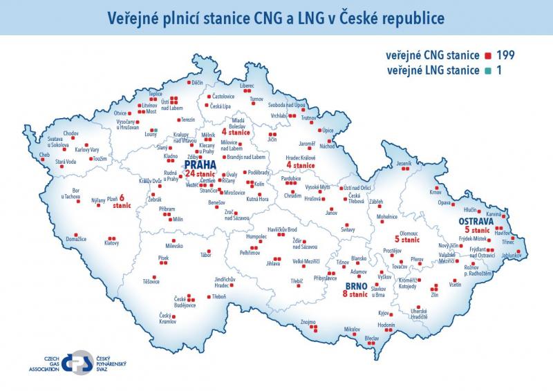 Používání CNG v dopravě prudce roste. LNG na svou šanci čeká