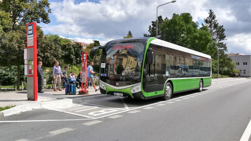 Arriva testuje elektrobus pro kladenskou MHD