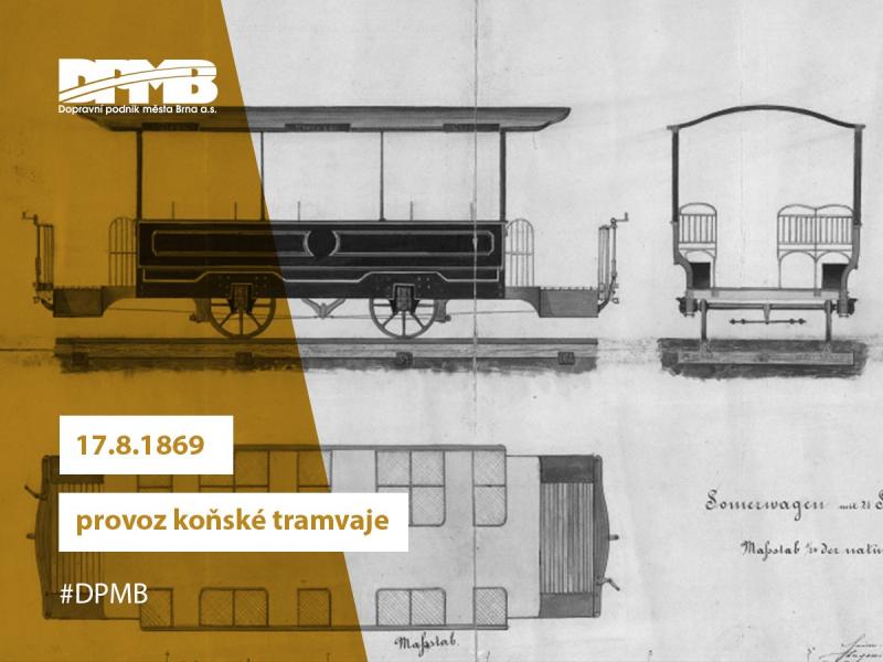 V Brně oslavili 150 let od zahájení provozu koněspřežné dráhy