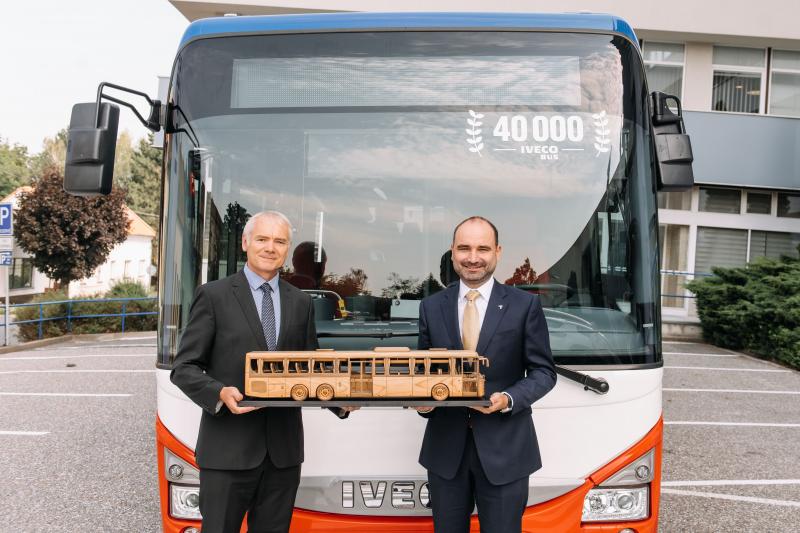 Rekord IVECO BUS: Autobus Crossway s výrobním číslem 40 000 má ve flotile Arriva