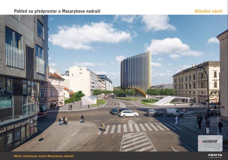 Masarykovo nádraží a jeho okolí získají novou podobu