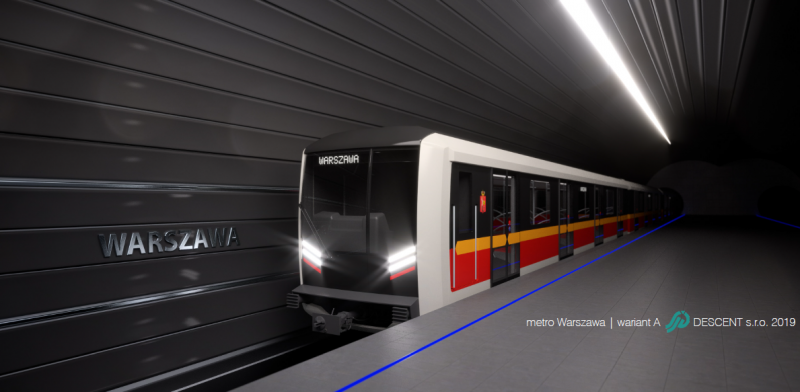Škoda Transportation dodá soupravy metra do Varšavy