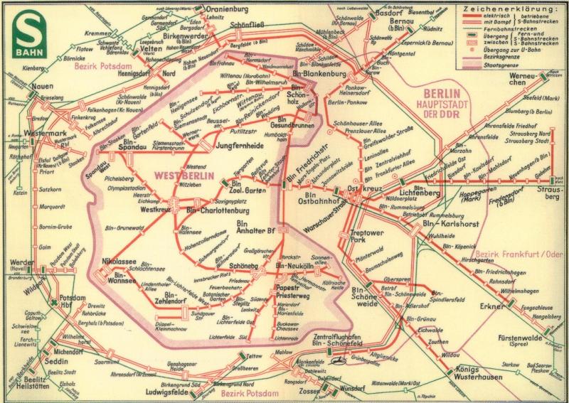 Berlínská zeď – na dva světy rozdělené město a jeho S-Bahn