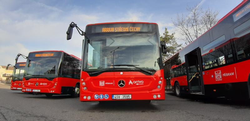 Arriva nasadí v MHD v Příbrami nové autobusy