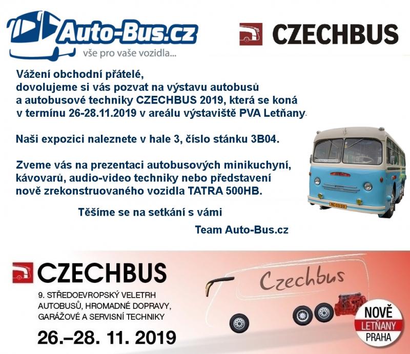 CZECHBUS a Auto-Bus.cz: nové možnosti vybavení autobusů
