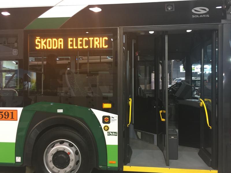 Škoda Electric na veletrhu s bateriovým trolejbusem pro Plzeň