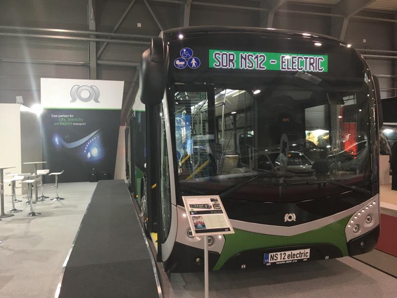 SOR Libchavy na veletrhu CZECHBUS s elektrobusem nové generace