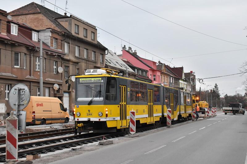 První tramvaje na Borských polích