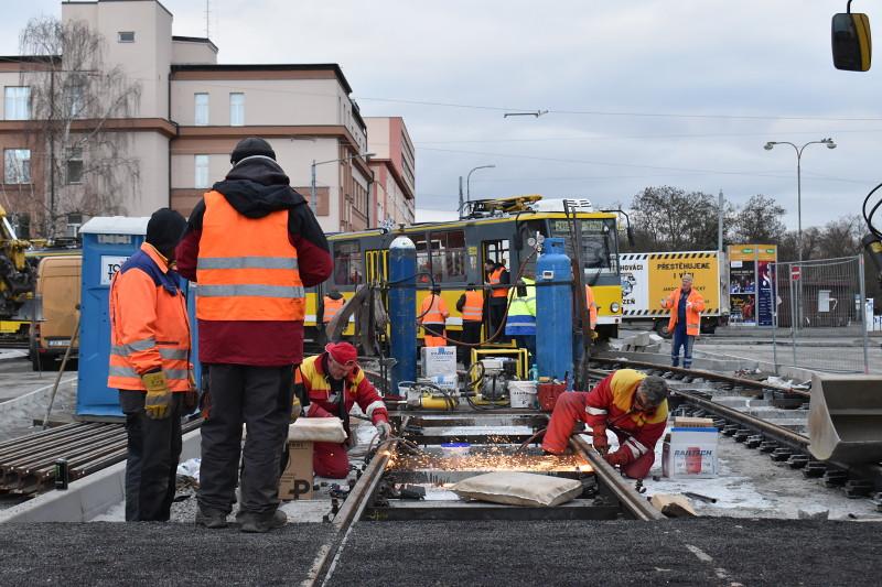 První tramvaje na Borských polích