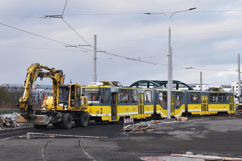 První tramvaje na Borských polích