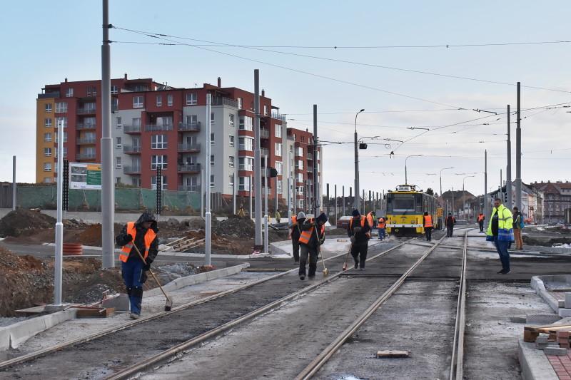 První tramvaje na Borských polích