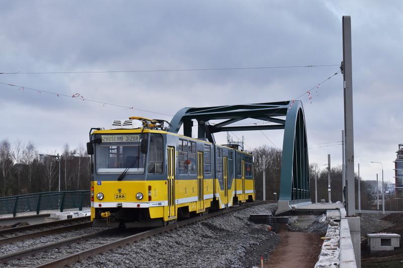 První tramvaje na Borských polích