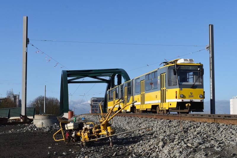 První tramvaje na Borských polích