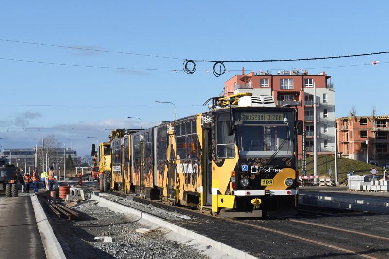 První tramvaje na Borských polích