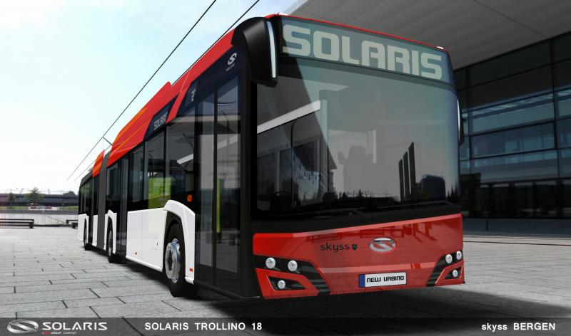 Debut trolejbusů Solaris v Norsku