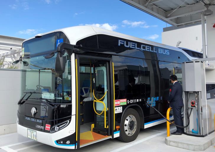 Tokio se připravuje na olympijské hry a vodíkové autobusy