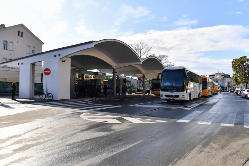 Nový infopoint na autobusovém nádraží Benešova v Brně