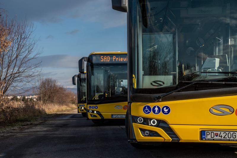 Slovenská premiéra autobusů Solaris Urbino v Prievidzi a Bojnicích