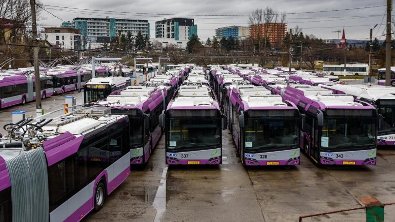 25 trolejbusů Solaris Trollino v Kluži