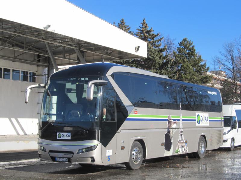 Z autobusového veletrhu v Nitře