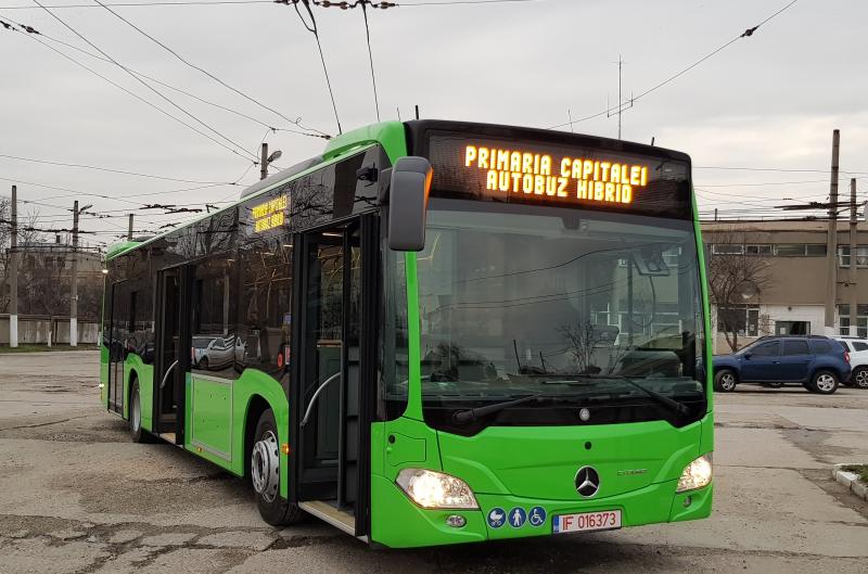 První hybridní autobus Citaro se systémem Bustec pro Bukurešt 