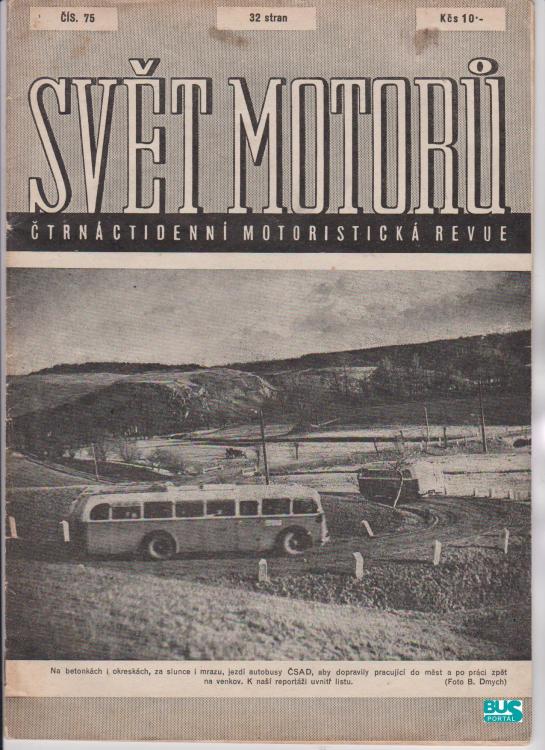 Z archivu: Autobusová doprava před 70 lety