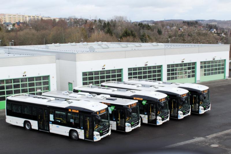 První hybridní autobusy Scania v Německu