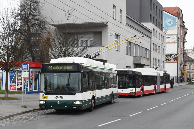 Brašov, Mariánské Lázně, Plzeň, Teplice, Ústí nad Labem, Zlín či Žilina. Testované trolejbusy v ulicích Plzně.