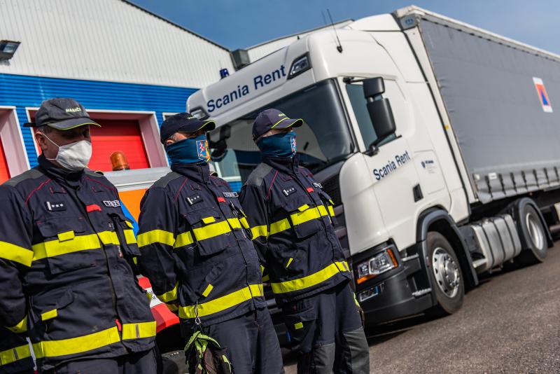 Scania pomáhá hasičům