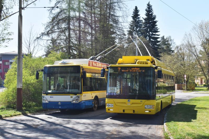 V Mariánských Lázních je kompletní dodávka nových trolejbusů Škoda 30 Tr