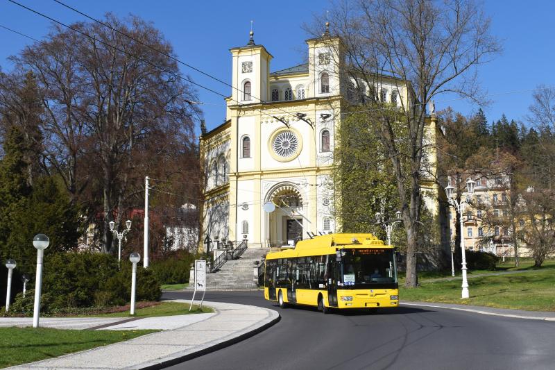 V Mariánských Lázních je kompletní dodávka nových trolejbusů Škoda 30 Tr