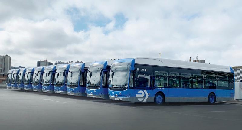 Elektrobusy BYD jsou součástí flotily EMT Madrid